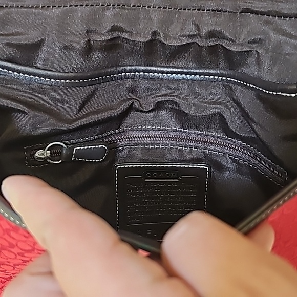 Coach Messenger Shoulder Bag Flap Jacquard Mini C Signature 6377 - Picture 17 of 17